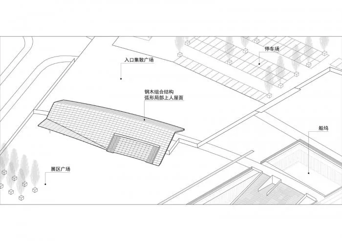 BIM Architecture | 2019 Shanghai Urban Space Art Season Main Exhibition Hall Entrance Security Check Shed/Tongji Original Design Studio
