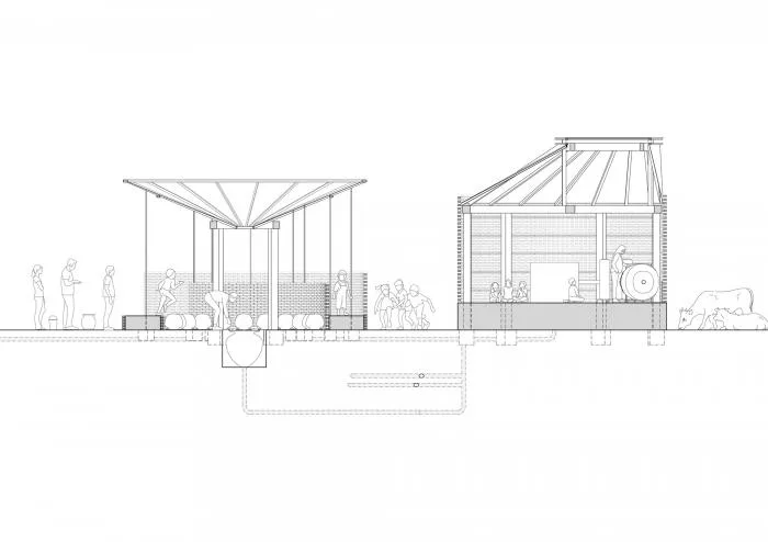 BIM Architecture | Cambodian Pusai Water Hall: A Solution for Safe Water Use in Rural Cambodia