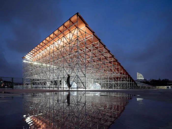 BIM Architecture | 2019 Shanghai Urban Space Art Season Main Exhibition Hall Entrance Security Check Shed/Tongji Original Design Studio