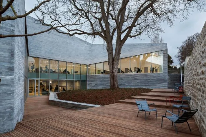 BIM Architecture | Town Tree Courtyard - Queenstown Media Library