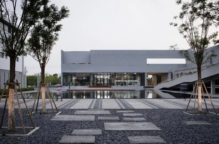 East facade designer studio, materials library © Peter Dixie (UK)/Luotang Architectural Photography