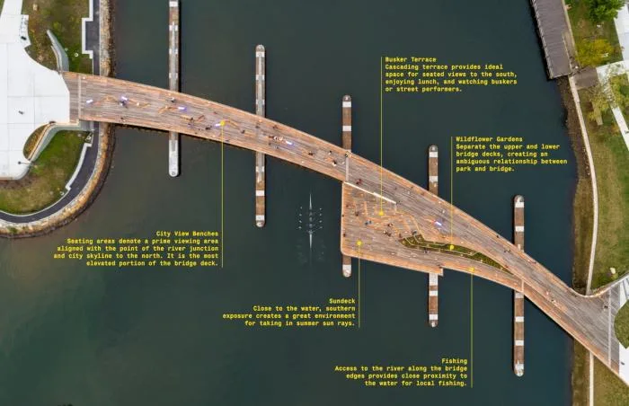 BIM Architecture | The Link of the City - Providence Pedestrian Bridge
