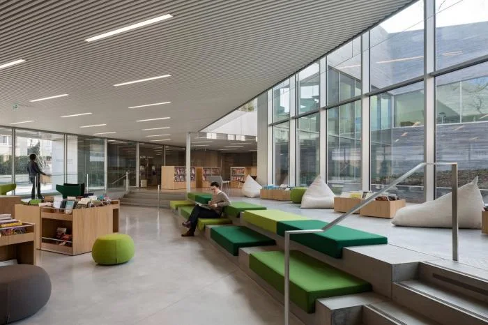 BIM Architecture | Town Tree Courtyard - Queenstown Media Library