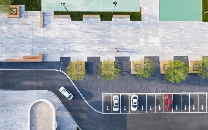 BIM Architecture | Yantai Marine Economic Innovation Zone Headquarters Base Renovation/Water Stone Design