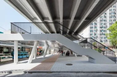 BIM Architecture: Revitalizing Seoul Terrace Square Beneath the Elevated Bridge-BIM WORLD