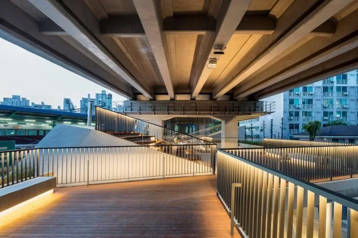 BIM Architecture | Seoul Terrace Square, Regenerated Space Under Elevated Bridge