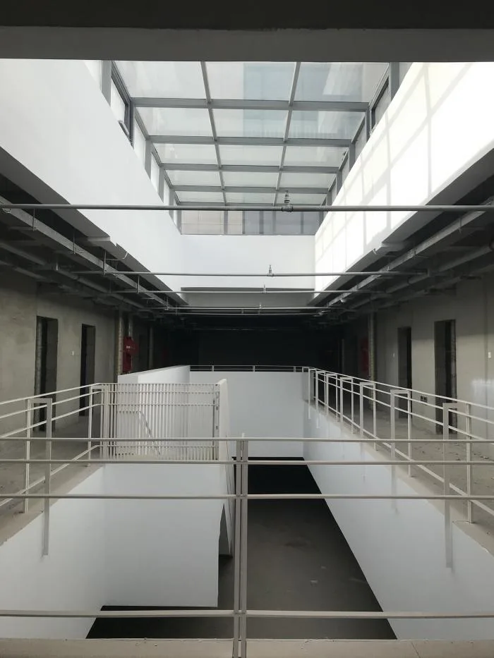 Hotel space atrium and staircase © y.ad studio