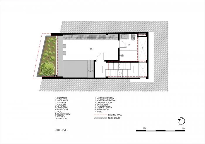 BIM Architecture | Dancing Sky Garden: Vietnamese Row House