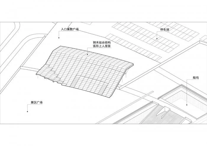 BIM Architecture | 2019 Shanghai Urban Space Art Season Main Exhibition Hall Entrance Security Check Shed/Tongji Original Design Studio