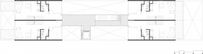 BIM Architecture | Let Light Shine Through the Courtyard - 3470 Collective Residence, Buenos Aires