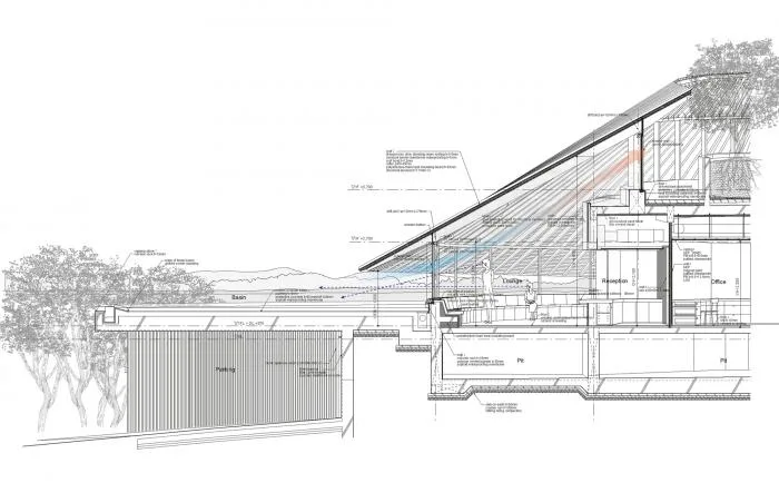 BIM Architecture | Like a Round Hat: Cemetery Community Hall by the Narrow Mountain Lake/Nakamura Taki& NAP