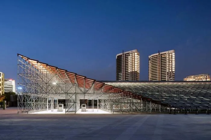 BIM Architecture | 2019 Shanghai Urban Space Art Season Main Exhibition Hall Entrance Security Check Shed/Tongji Original Design Studio