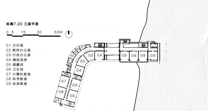 BIM Architecture | Campus Regeneration, Half Mountain Half School: Yunnan Yuxi Ecological Experimental Primary School/Conceptual Design