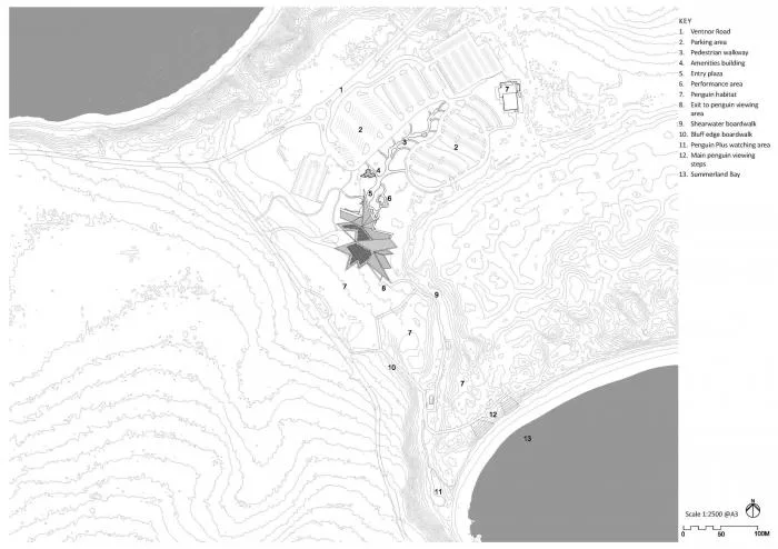 BIM Architecture | Abstract Deconstruction of the 'Long Ridge': Australian Penguin Homecoming Visitor Center