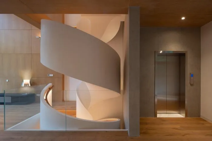 BIM Architecture | Quiet and Warm Space, Hangzhou Spiral Villa/Diyoukuang Architectural Design Studio