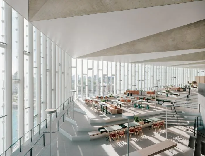 BIM architecture | Enjoying sunbathing under foggy curtain walls: Norwegian Library "Deichman"
