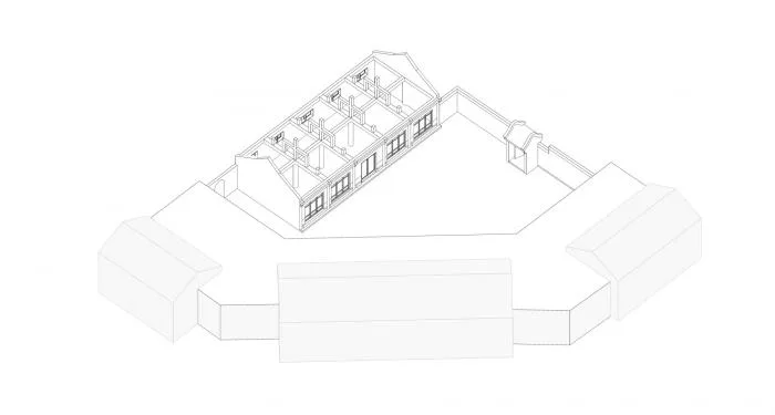 BIM Architecture | Yongning Ancient City · Jinshan Hidden Lane/Local Creation Center