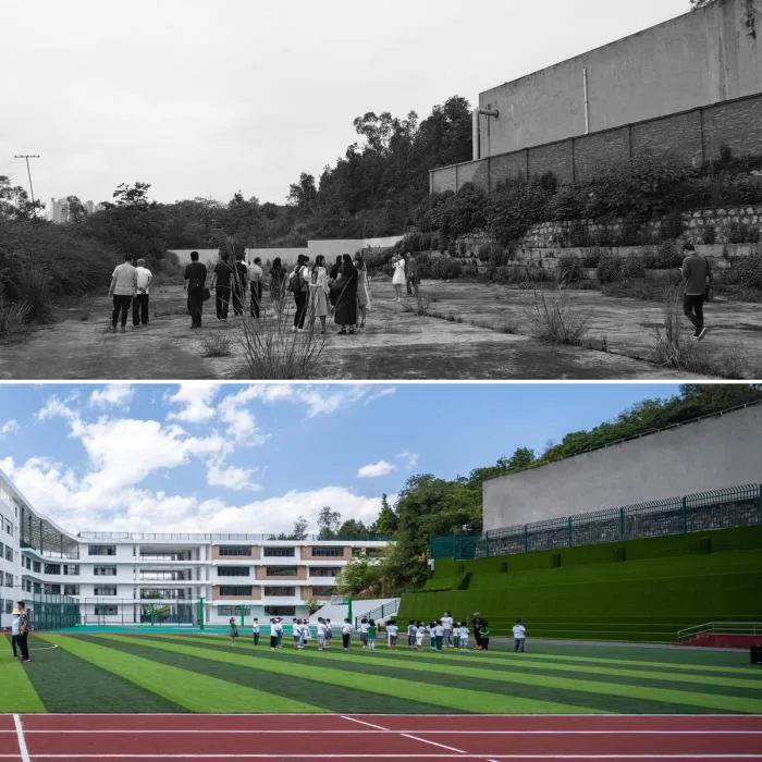 BIM Architecture | Campus Regeneration, Half Mountain Half School: Yunnan Yuxi Ecological Experimental Primary School/Conceptual Design