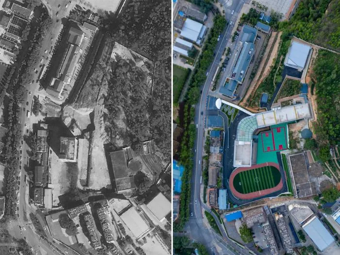 BIM Architecture | Campus Regeneration, Half Mountain Half School: Yunnan Yuxi Ecological Experimental Primary School/Conceptual Design