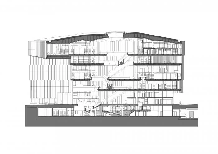 BIM architecture | Enjoying sunbathing under foggy curtain walls: Norwegian Library "Deichman"