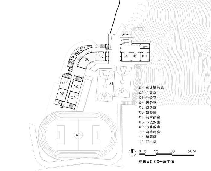 BIM Architecture | Campus Regeneration, Half Mountain Half School: Yunnan Yuxi Ecological Experimental Primary School/Conceptual Design
