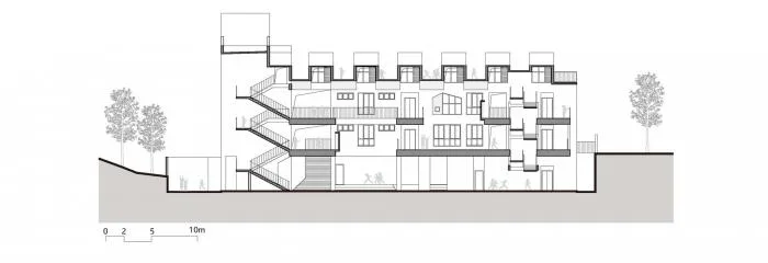BIM Architecture | Expression of Terrain Relationships: Wushe Town Central Kindergarten/Dongyi Architecture
