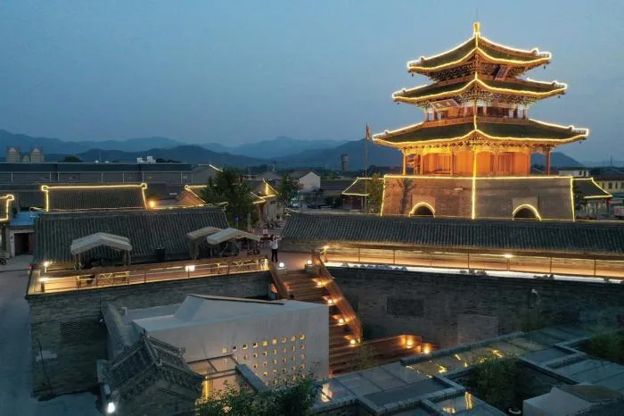 BIM Architecture | Yongning Ancient City · Jinshan Hidden Lane/Local Creation Center