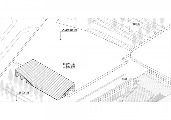BIM Architecture | 2019 Shanghai Urban Space Art Season Main Exhibition Hall Entrance Security Check Shed/Tongji Original Design Studio