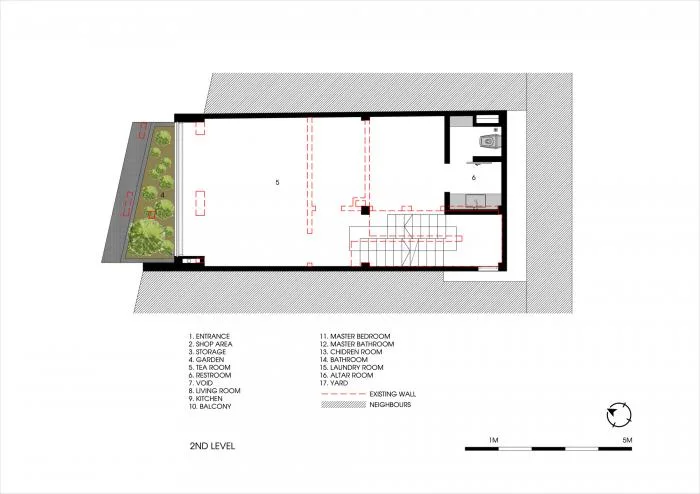 BIM Architecture | Dancing Sky Garden: Vietnamese Row House
