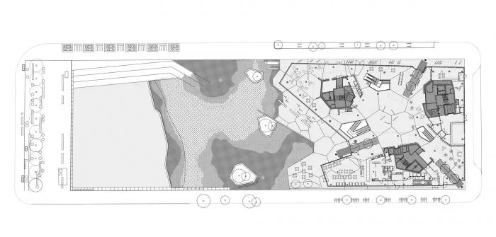 BIM architecture | Enjoying sunbathing under foggy curtain walls: Norwegian Library "Deichman"