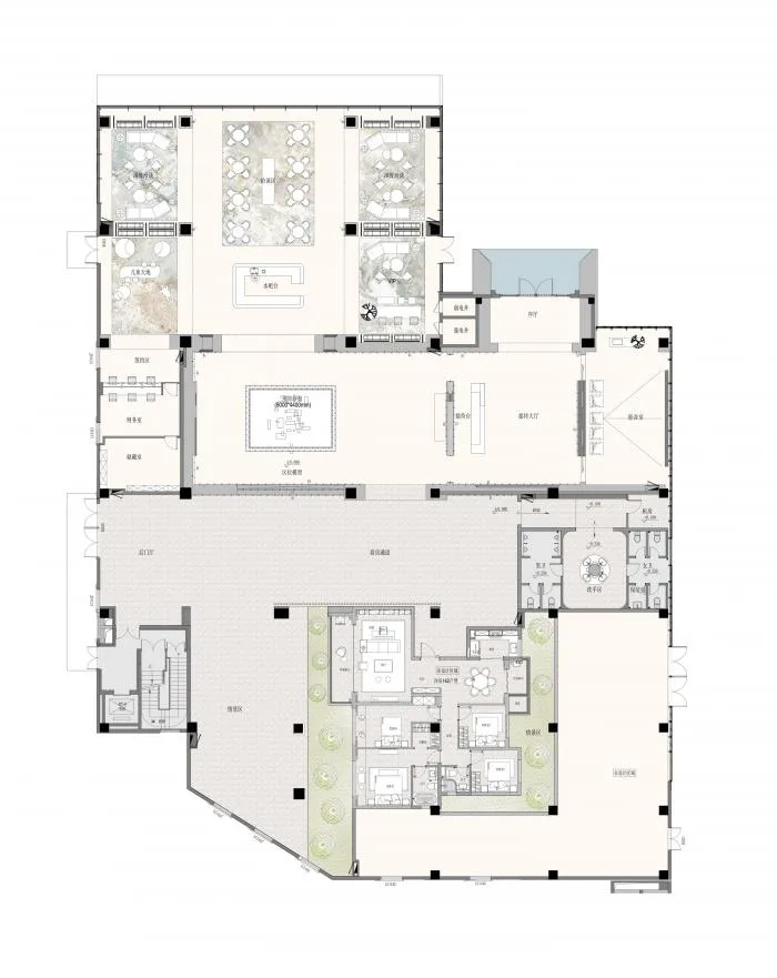 BIM Architecture | Coexistence of Elegance and Light Luxury: Chengdu Jindi Commercial&Design Co., Ltd; Hongyang Real Estate · Fanjin 108 Life Experience Hall/Chengzhi Design