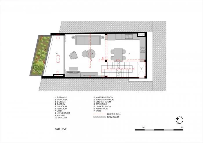 BIM Architecture | Dancing Sky Garden: Vietnamese Row House