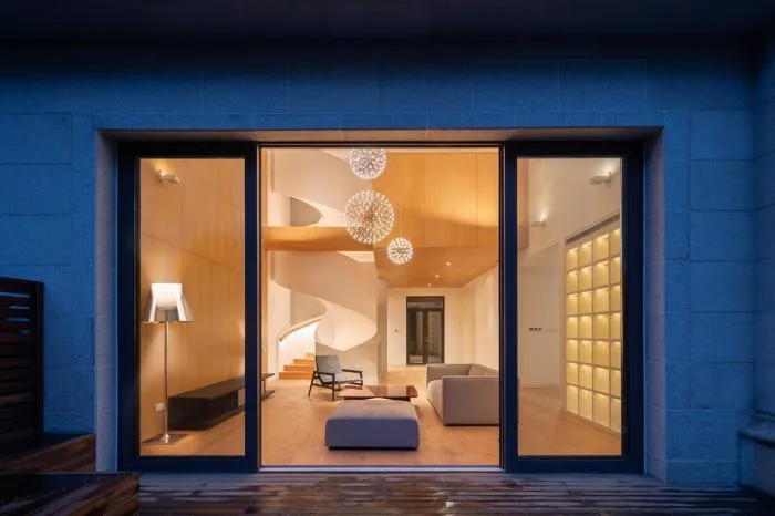 BIM Architecture | Quiet and Warm Space, Hangzhou Spiral Villa/Diyoukuang Architectural Design Studio