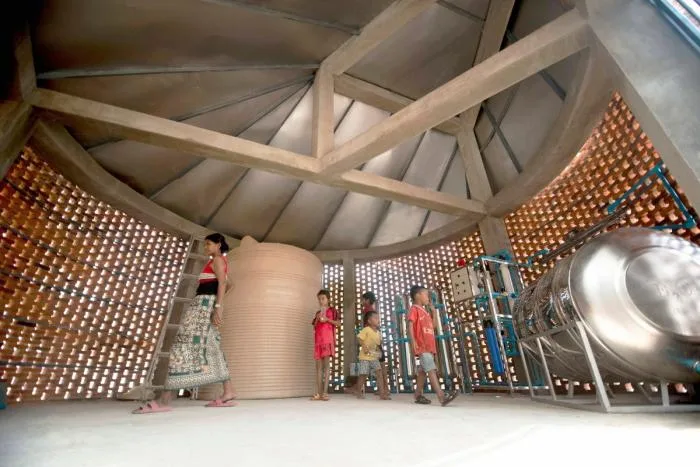 BIM Architecture | Cambodian Pusai Water Hall: A Solution for Safe Water Use in Rural Cambodia