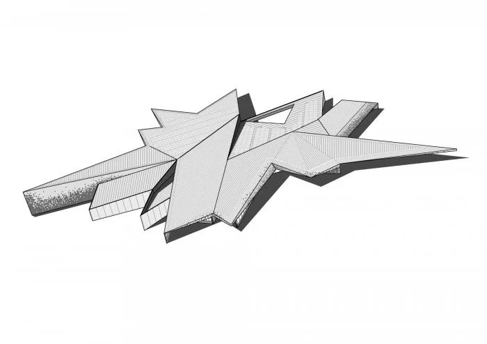 BIM Architecture | Abstract Deconstruction of the 'Long Ridge': Australian Penguin Homecoming Visitor Center