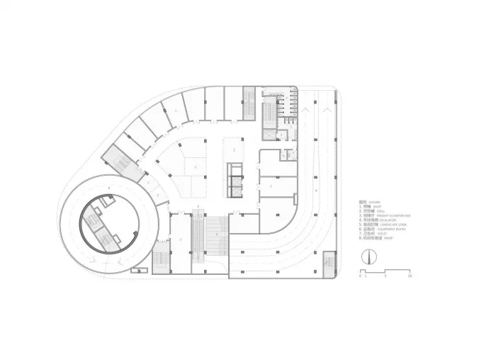 BIM Architecture | GWP New Work | 'Infinite Flow' - Demonstration Three Dimensional Parking Building in Dongguan CBD
