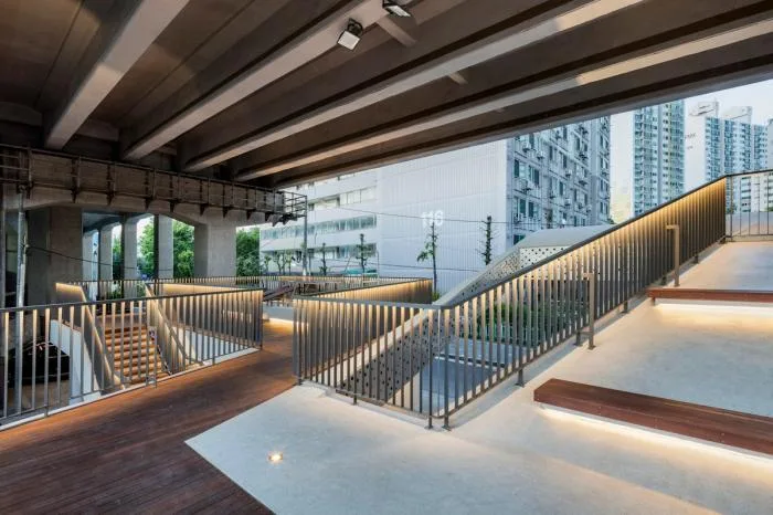BIM Architecture | Seoul Terrace Square, Regenerated Space Under Elevated Bridge