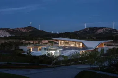 BIM Architecture: Traces of the Earth at Seven Colored Mountain Mine Garden Visitor Center by UUA Architects-BIM WORLD