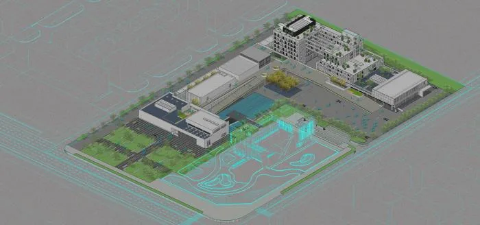BIM Architecture | Cangzhou Mingzhu International Fashion Ecological New City Reception Center/Shanghai Yanyang Architectural Design Studio