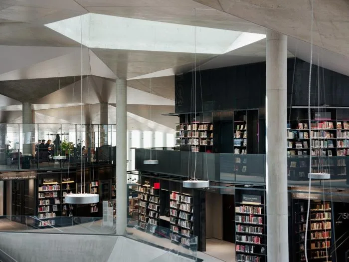 BIM architecture | Enjoying sunbathing under foggy curtain walls: Norwegian Library "Deichman"