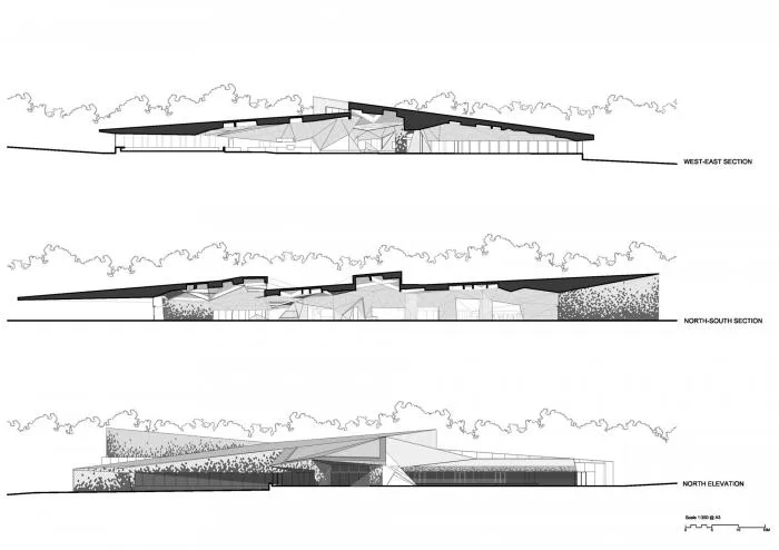 BIM Architecture | Abstract Deconstruction of the 'Long Ridge': Australian Penguin Homecoming Visitor Center