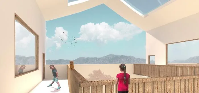 BIM Architecture | Czech LO Š BATES Elementary School Design Bid Proposal: Continuation Penetration Sharing/Regular Architecture Firm