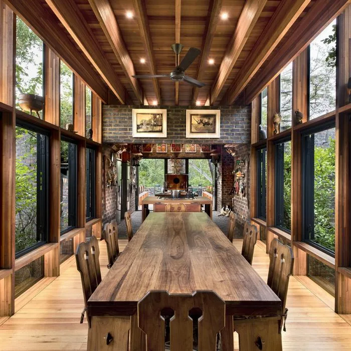 BIM Architecture | Quiet and Simple Residence, Hidden in the Forest: A Narrow House in South Africa
