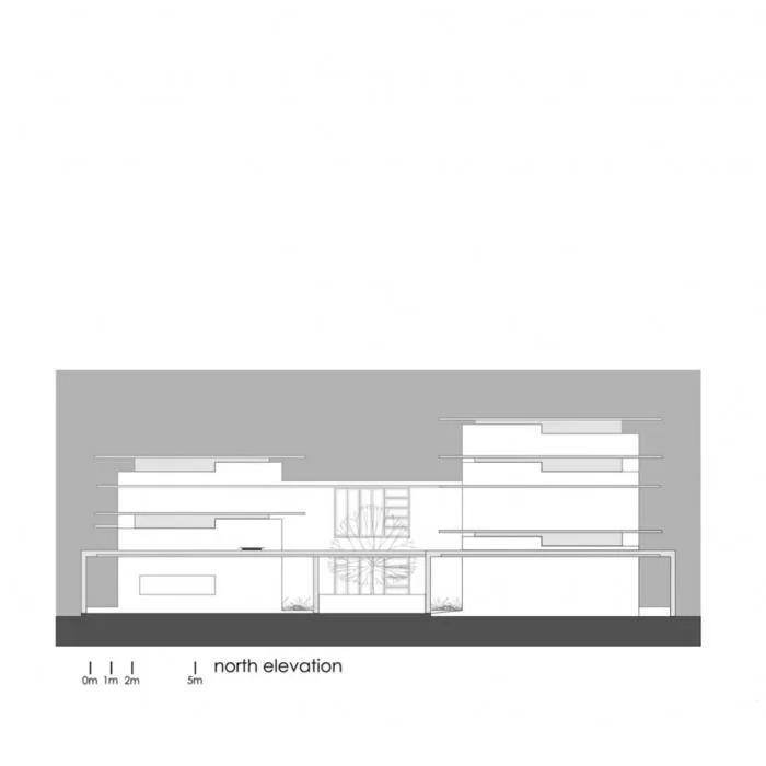 BIM Architecture | Geometric Order and Natural Landscape Quietly Blending: A Vacation Home in a Grid