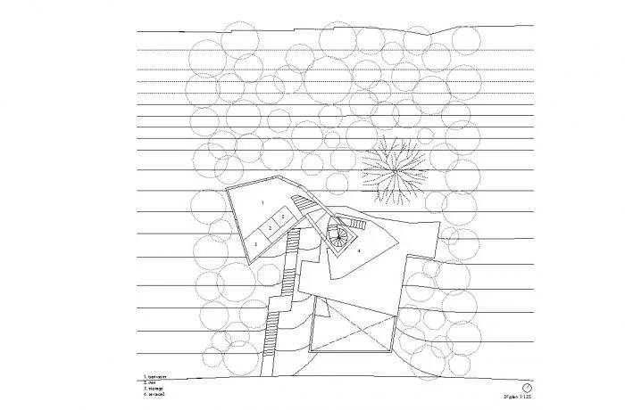 BIM Architecture | Residential Buildings on Slopes: 8008