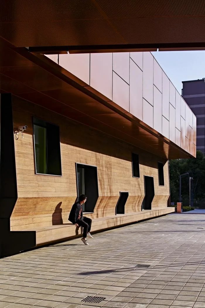 BIM architecture | Freely interpreted enclosed courtyard: Nanjing Pukou Cultural Center/BAU Architecture and Urban Design Firm