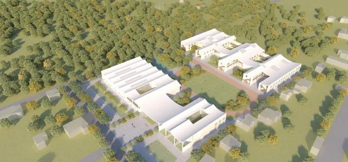 BIM Architecture | Czech LO Š BATES Elementary School Design Bid Proposal: Continuation Penetration Sharing/Regular Architecture Firm