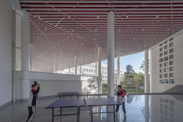 BIM Architecture | Stereoscopic "Courtyard" Space: Yunnan Normal University Experimental High School/Tsinghua University Architectural Design Institute+Tsinghua University School of Architecture