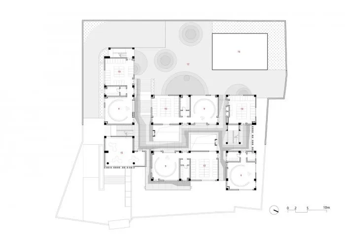 BIM Architecture | Expression of Terrain Relationships: Wushe Town Central Kindergarten/Dongyi Architecture