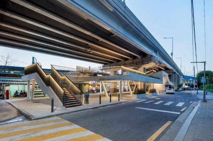 BIM Architecture | Seoul Terrace Square, Regenerated Space Under Elevated Bridge